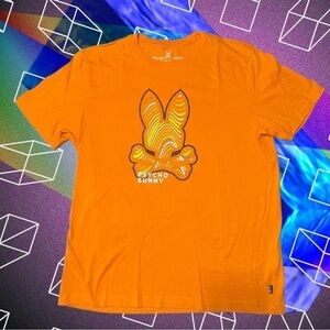 Physco Bunny Sz 7 (Men’s XL) Orange T-shirt in EUC🔥
